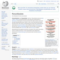 Paracelsianism