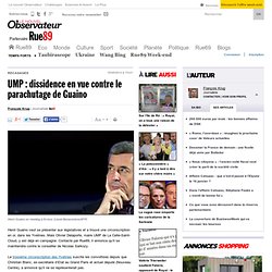 UMP : dissidence en vue contre le parachutage de Guaino
