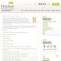 Parachute - Preventing Injuries. Saving Lives.