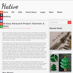 60 Easy Paracord Project Tutorials & Ideas