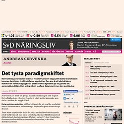 Det tysta paradigmskiftet