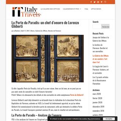 Porte du Paradis: un chef d'oeuvre de Lorenzo Ghiberti