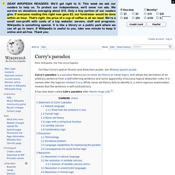 Curry's paradox