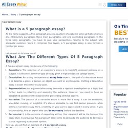 Best 5 paragraph Essay Experts Are Now Within Your Reach