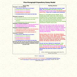 Expository Essay Samples | Academichelp net