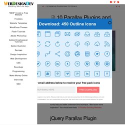 10 Parallax Plugins and Tutorials