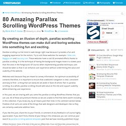 80 Amazing Parallax Scrolling WordPress Themes