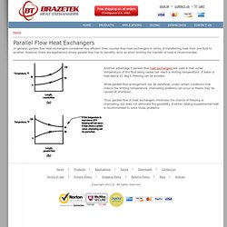 Parallel Flow Heat Exchangers