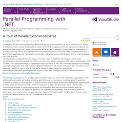 A Tour of ParallelExtensionsExtras - Parallel Programming with .NET