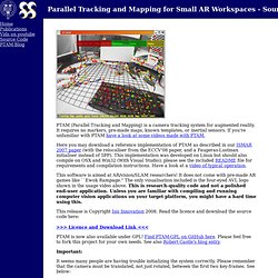 Parallel Tracking and Mapping for Small AR Workspaces (PTAM)