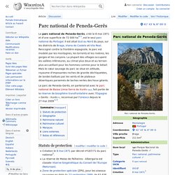 Parc national de Peneda-Gerês