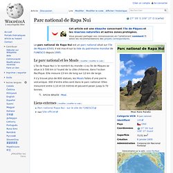 Parc national de Rapa Nui