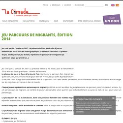 Jeu Parcours de migrants, édition 2014 - La Cimade