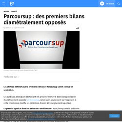 Parcoursup : des premiers bilans diamétralement opposés