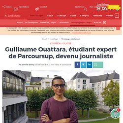 Guillaume Ouattara, étudiant expert de Parcoursup, devenu journaliste