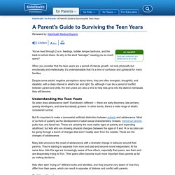 A Parent's Guide to Surviving the Teen Years