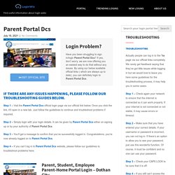 Parent Portal Dcs - Login Wiz