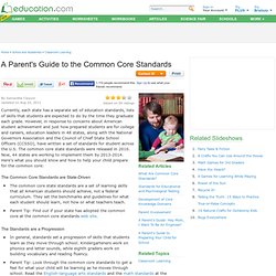 Parents' Guide to the CCSS