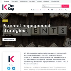 Parental engagement strategies