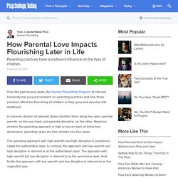 How Parental Love Impacts Flourishing Later in Life