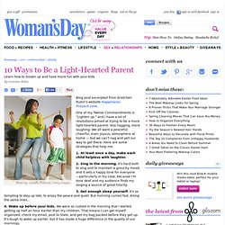 Parenting Tips-The Happiness Project by Gretchen Rubin at WomansDay.com