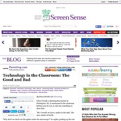 Parenting.com: Technology in the Classroom: The Good and Bad