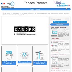 Éducation numérique-Parents - DANE Nice