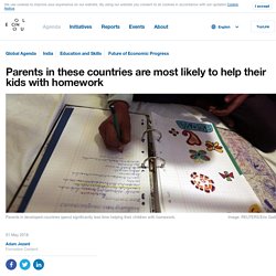 Parents in these countries are most likely to help their kids with homework