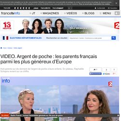 VIDEO : Argent de poche : les parents français parmi les plus généreux d'Europe