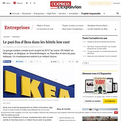 Le pari fou d'Ikea dans les hôtels low cost