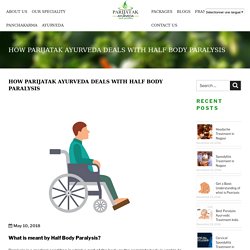 How Parijatak Ayurveda Deals with Half Body Paralysis