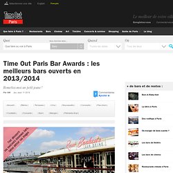 Les meilleurs bars ouverts en 2013/2014
