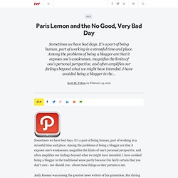 Paris Lemon and the No Good, Very Bad Day