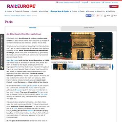 Paris Travel Tips from Rail Europe
