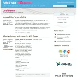 Paris Web > 12 octobre