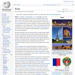 Paris Wikipedia