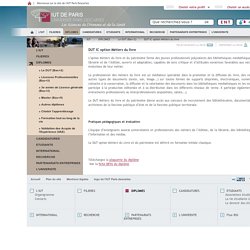 DUT IC option Métiers du livre / Le DUT (Bac+2) / DIPLOMES / IUT / ParisDescartes - Universite Paris Descartes