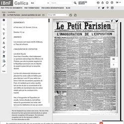 Le Petit Parisien : journal quotidien du soir