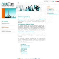 ParisTech - Mastères Spécialisés