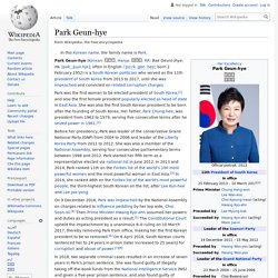 Park Geun-hye