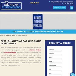 Custom parking signs for your parking lots