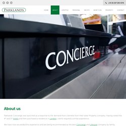 Parklands Concierge - About Us