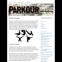 Parkour Training — PKFR International