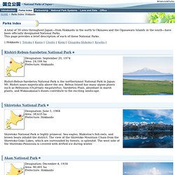National Parks of Japan [MOE]