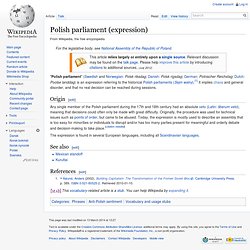 Polish parliament (expression)