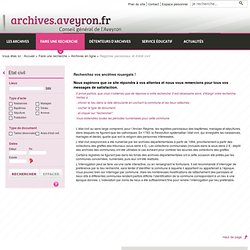 Archives de l'Aveyron (ad 12)