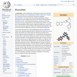 Paroxétine