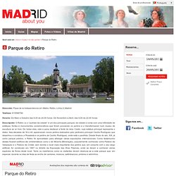 Parque do Retiro - Turismo em Madrid