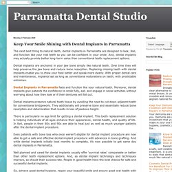 Keep Your Smile Shining with Dental Implants in Parramatta