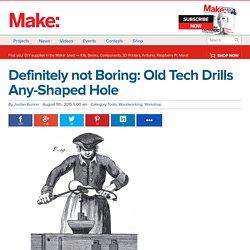 Old Tech: Parser Drill Creates Holes in Any Shape